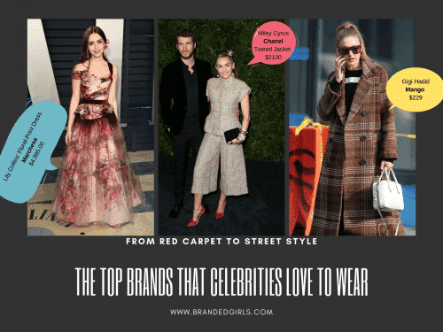 what brands do celebrities wear