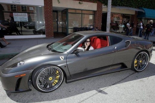 Top 5 Female Celebrities With Most Expensive Cars in World