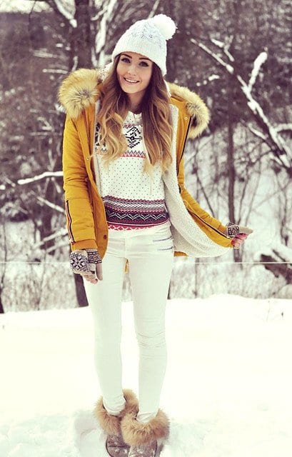 17 Latest Style Winter Outfit Combinations for Teen Girls