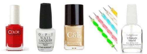 Bling Nail Desings How do add a Gold Bling to your Nail Art