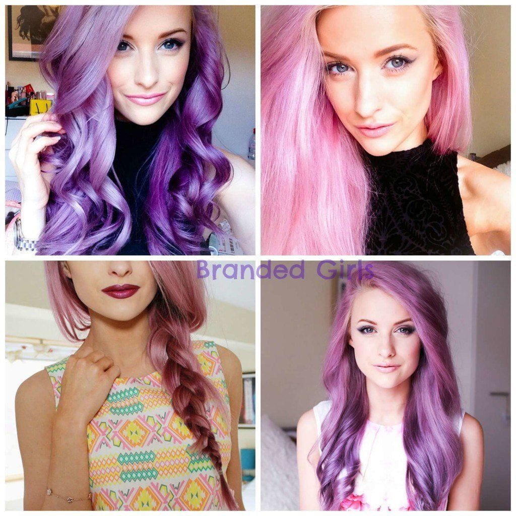 Purple Hair Trend-50 Best Purple Hair Colors & Styling Ideas