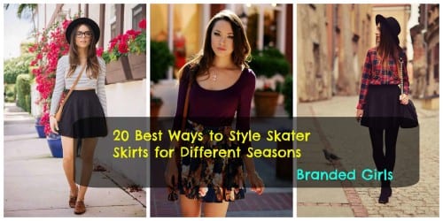 Skater Skirts Outfits- 20 Ways to Wear & Style Skater Skirts