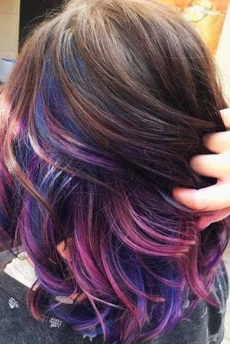 Purple Hair Trend-50 Best Purple Hair Colors & Styling Ideas