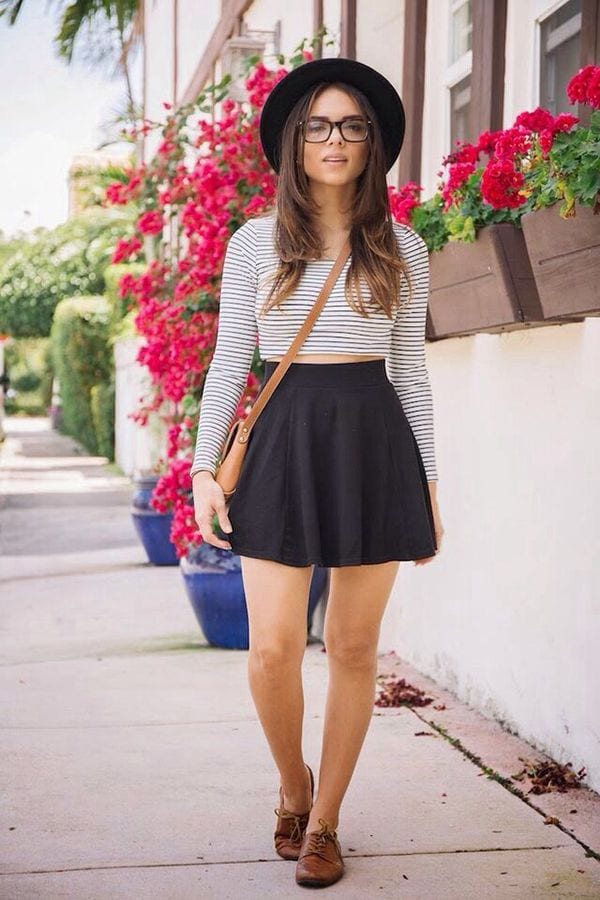 Abroad charity Investigation Skater Skirts Outfits- 20 Ways to Wear & Style Skater Skirts
