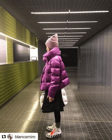 korean women puffer jackets