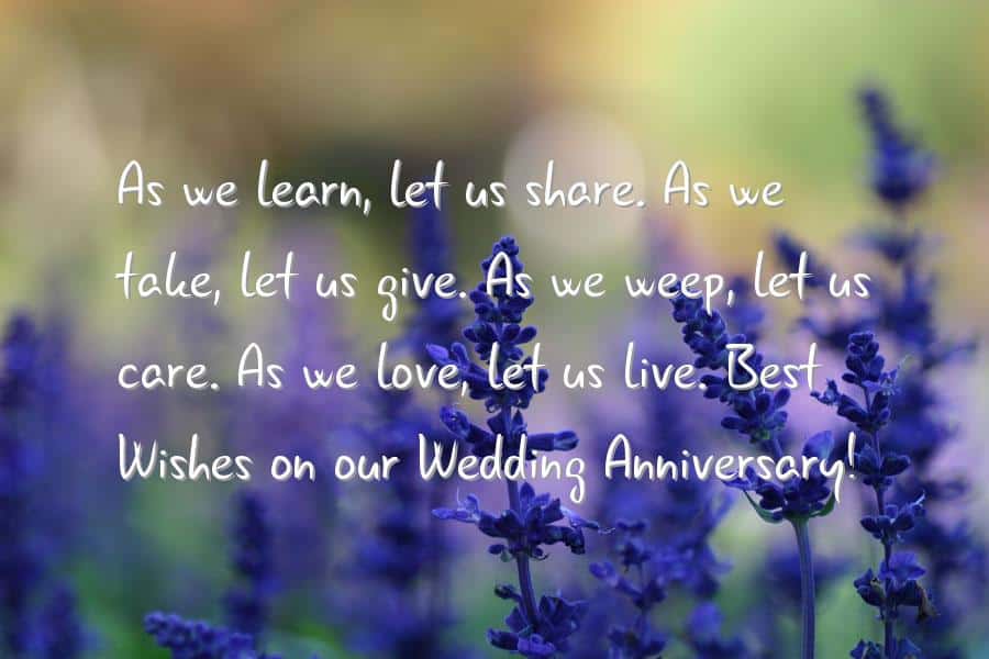 20 Sweet Wedding Anniversary Quotes for Husband He will Love
