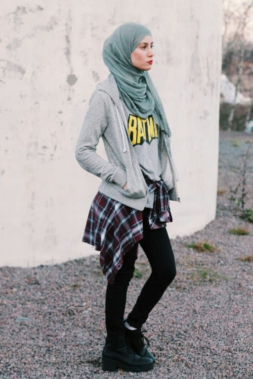 Grunge Hijab Styles – 15 Best Grunge Hijab Looks This Season