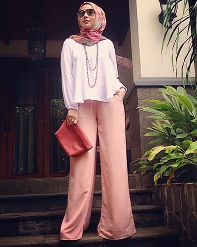 How to wear hijab with palazzo pants? (3)