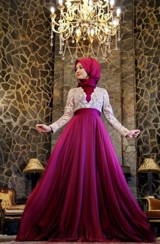 Bridal Hijab For Weddings- 20 Hijab Styles For Muslim Brides