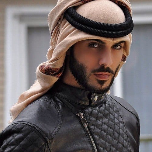 handsome Arab celeb Omar Borkan