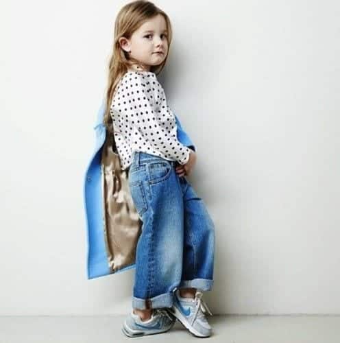 Sneakers for Baby Girls-15 Cute Outfits with Sneakers for Little Girls