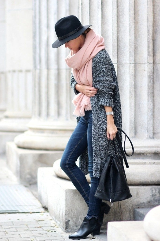 How to Wear Over Sized/Blanket Scarf ?18 Outfit Combinations