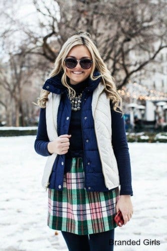 Simple outfits to wear with puffy vests (3)