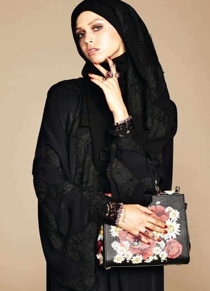 Dolce & Gabbana Hijab and Abaya Collection 2020-Branded Girls's hijab and abaya line launch (6)
