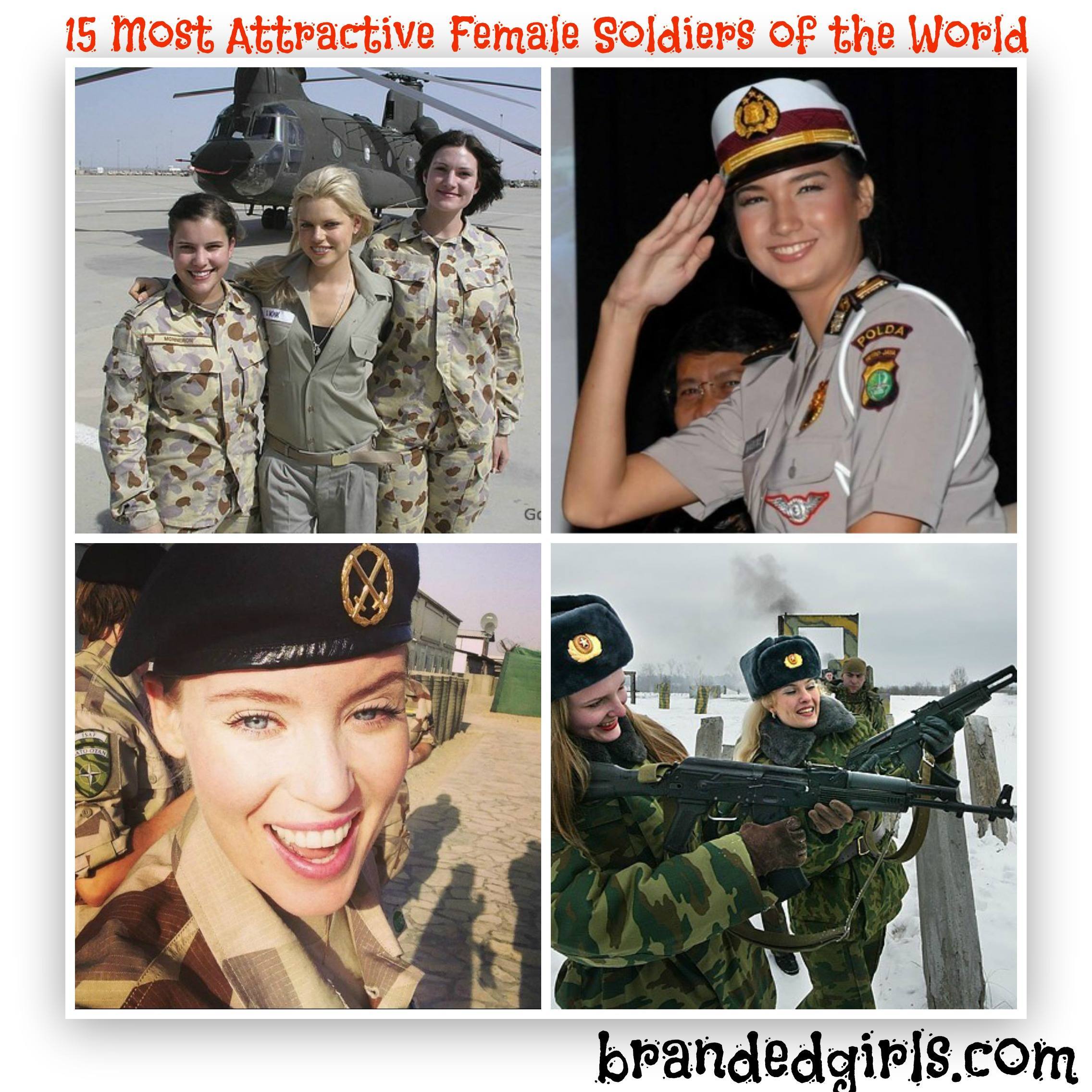Most Pretty Female Soldiers-15 Most Beautiful Women In Uniform