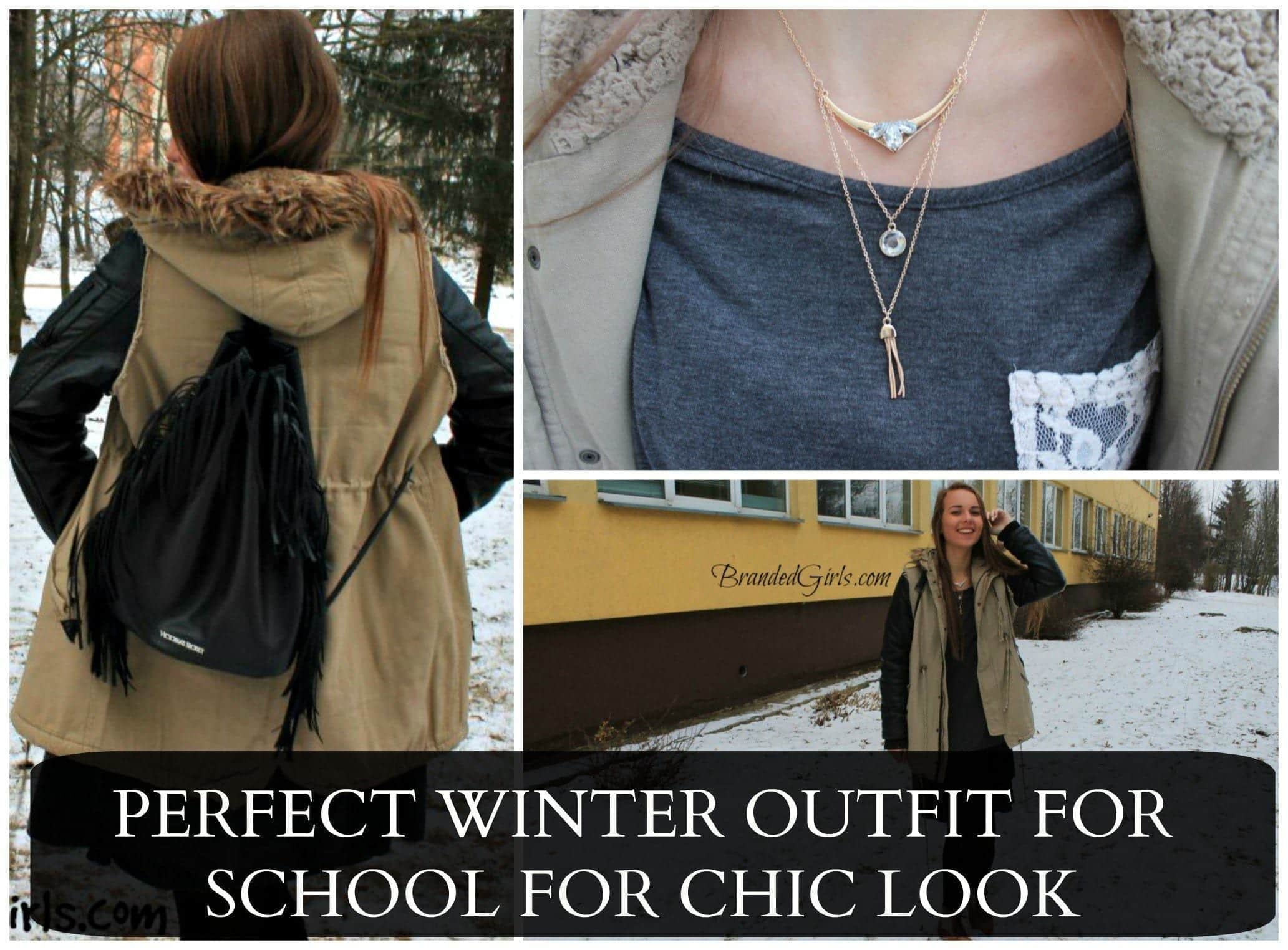 Perfect Winter Outfit For SchoolCollege Girls Monday Outfit