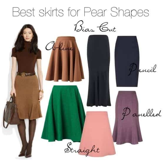 Best Skirts for Pear Shaped Ladies