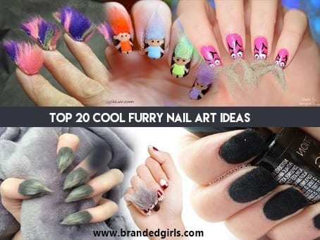 Top 20 Furry Nail Art Ideas – Best of Furry Fuzzy Nail Trend