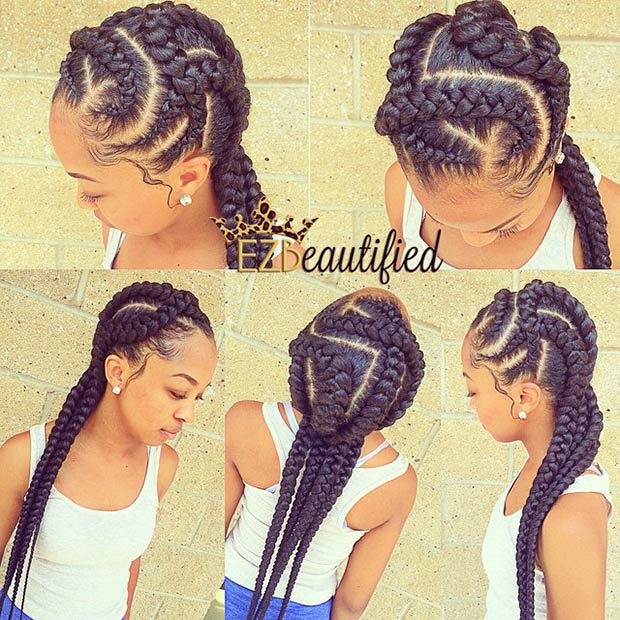 Cornrow Hair Styles for Girls-20 Best Ways to Style Cornrows