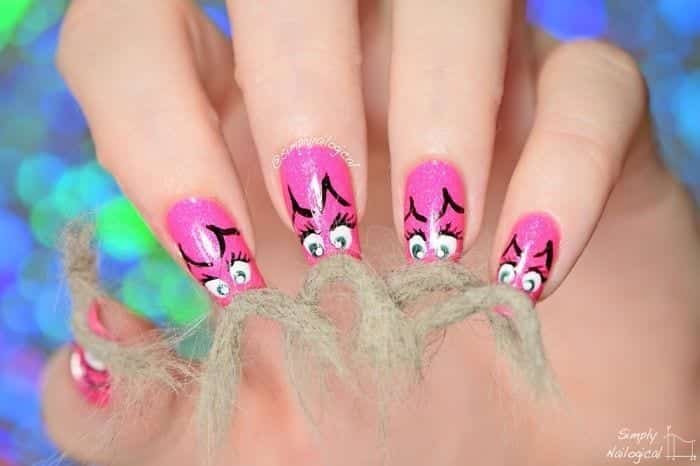 Top 20 Furry Nail Art Ideas - Best of Furry Fuzzy Nail Trend