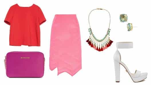 Red and Pink Combination – How To Wear a Red and Pink Outfit