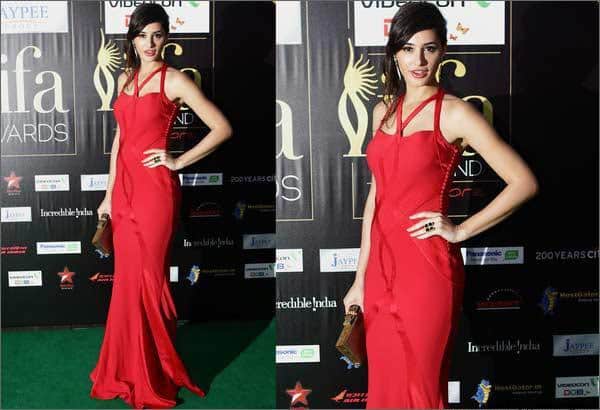 Nargis Fakhri Outfits-32 Best Looks of Nargis Fakhri to Copy's Stunning Red Evening Gown