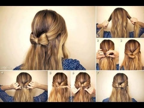 #21 - The Stunning Bow Hairstyles of Round-faced Ladies