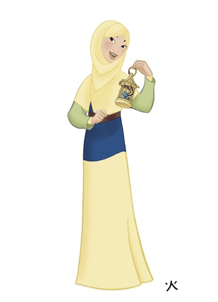 Beautiful Disney Hijabi Princesses (3)