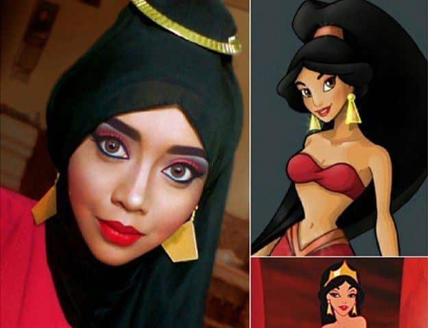 Beautiful Disney Hijabi Princesses (2)