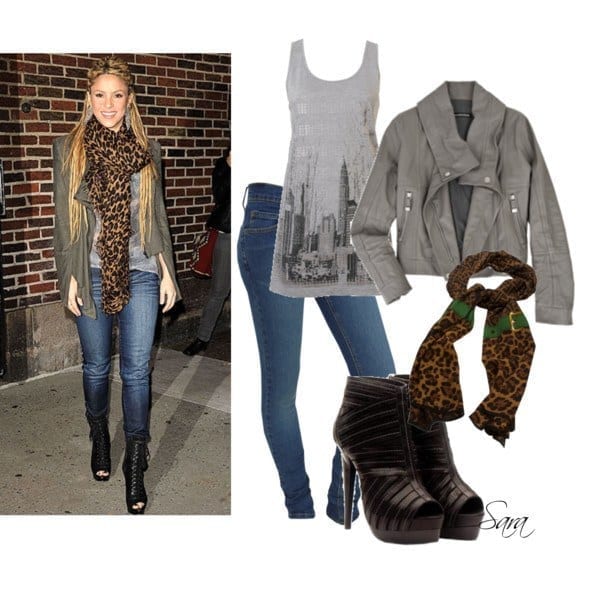 #12 - A Cool Casual with Cheetah Scarf