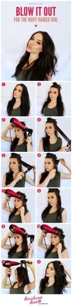 How to do Blowout 20 Ways to Style Messy and Blowout Hairstyle