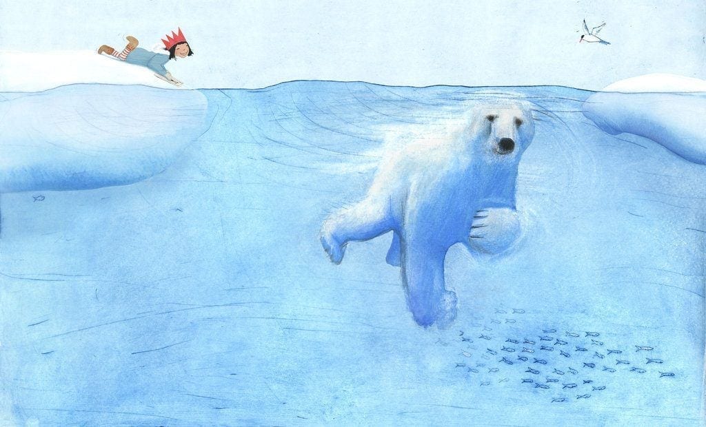 the-polar-bear-most-beautiful-illustration