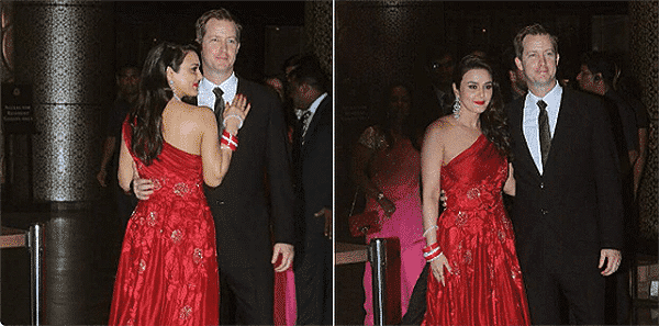 Preity Zinta Marriage Pics Wedding Dress and Guest Celebrities Outfits
