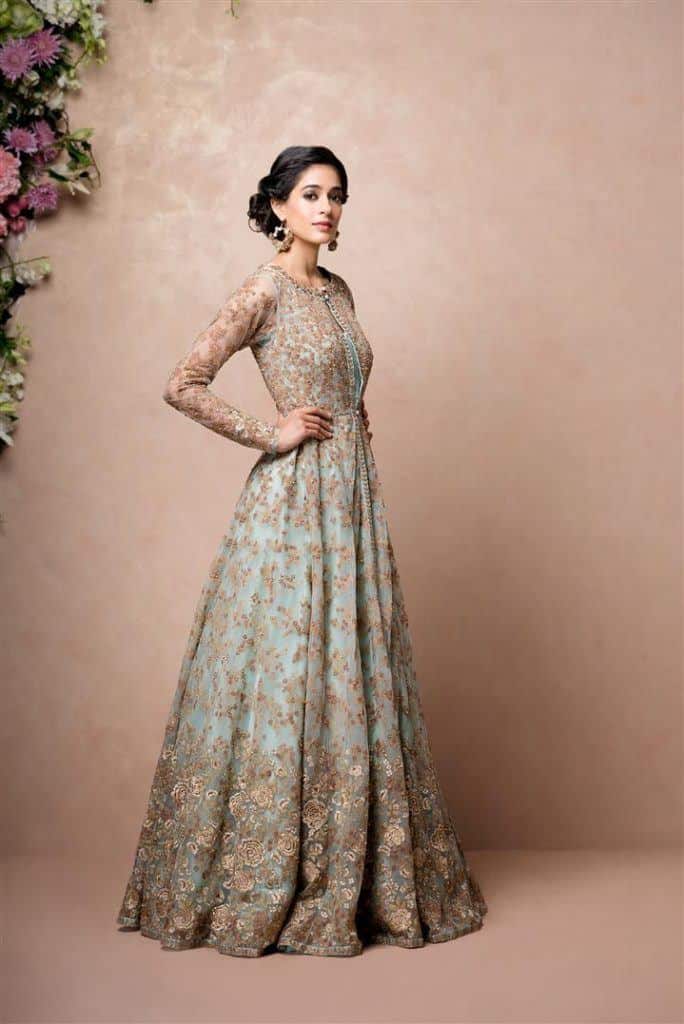 AASHIRWAD 8519 LATEST INDIAN STYLE GOWN ONLINE