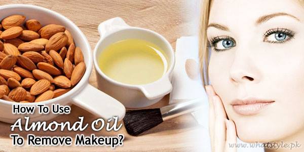 almond oil makeup remover