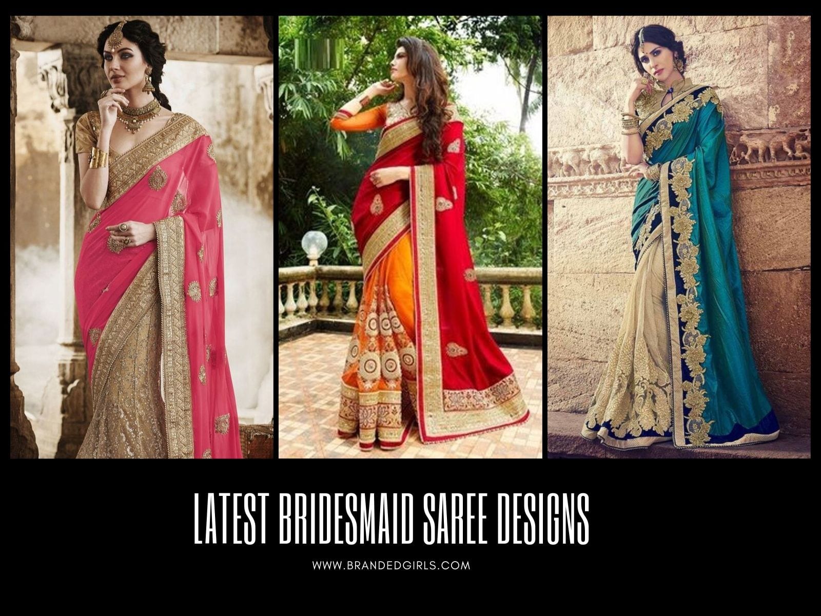 Bridesmaid Saree Design Ideas