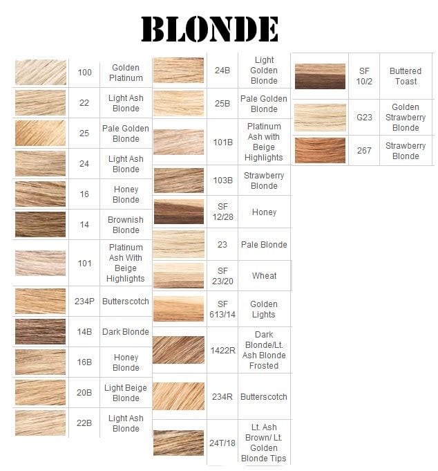 Blonde Hair Colors