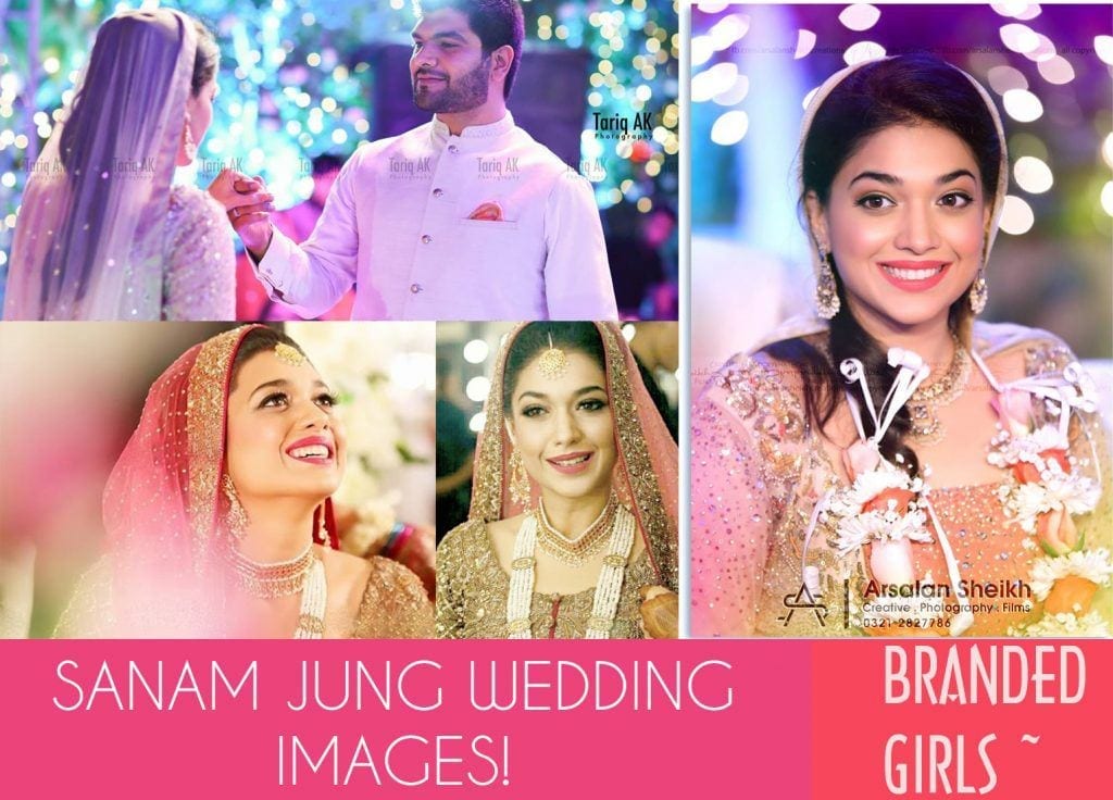 Sanam Jung Wedding Pics– Dholki Mehndi Barat Walima Pictures