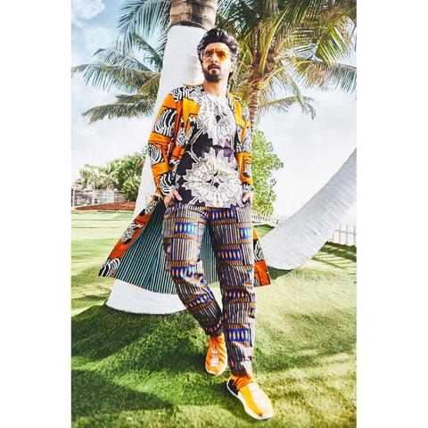 Ranveer Singh in Batik Print outfit