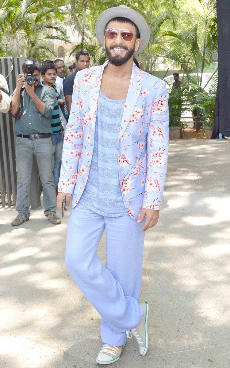 Ranveer Singh in Floral Coat
