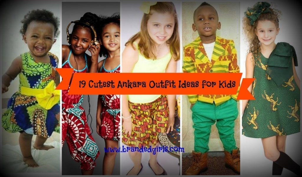 Ankara Styles for Babies-19 Adorable Ankara Dresses For Kids 2020