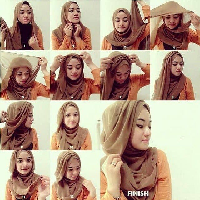 12 Ways To Wear Hijab Without Undercap - With Tutorials