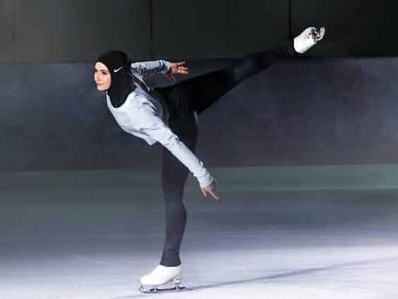 Athlete in Nike Hijab