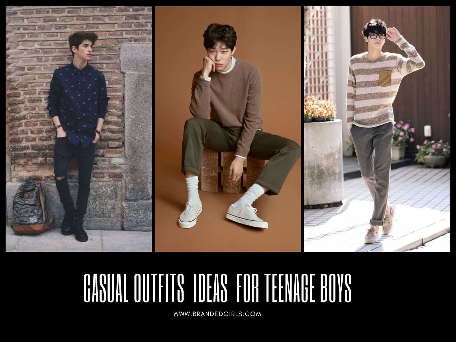 Casual Outfits Ideas for Teenage Boys