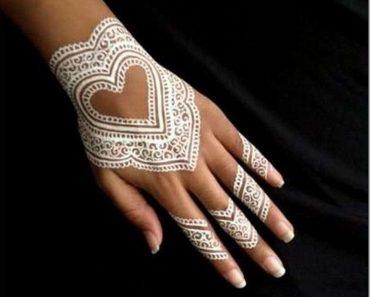 Heart Shaped Mehndi Designs- 20 Simple Henna Heart Designs