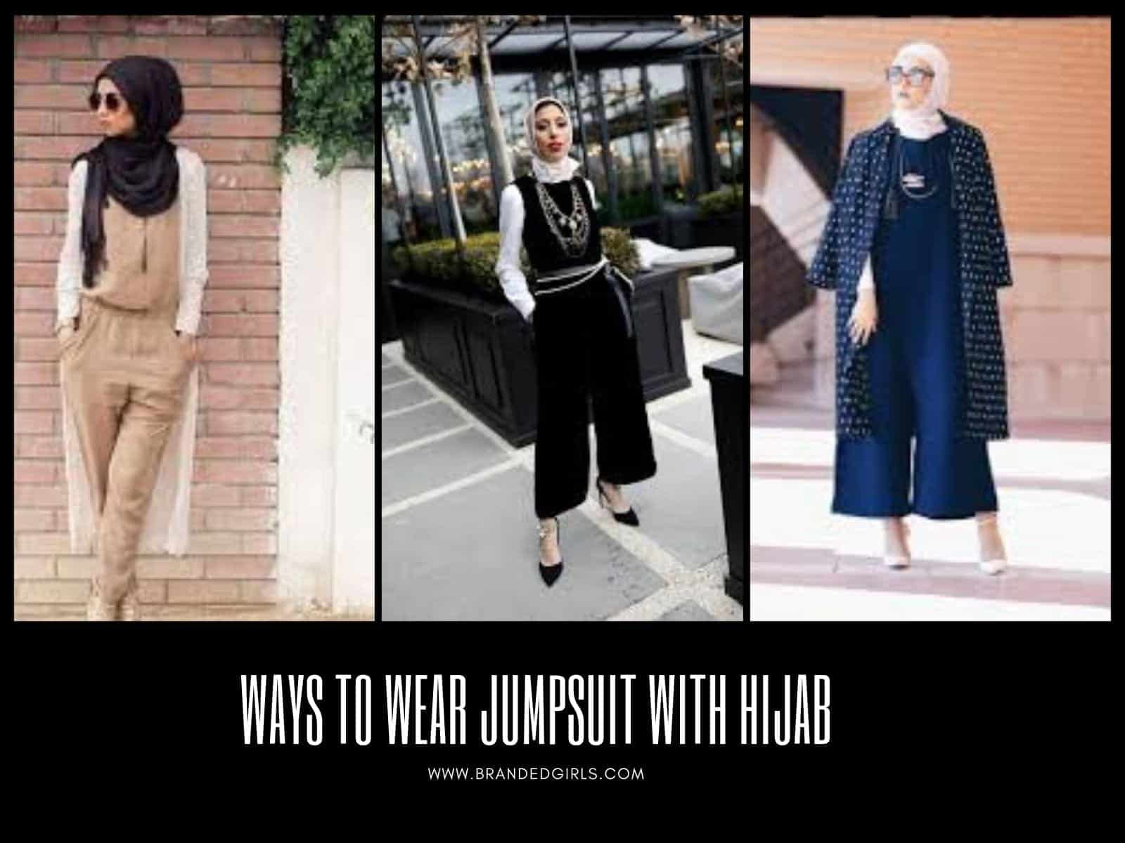 How to Wear Jumpsuit with Hijab