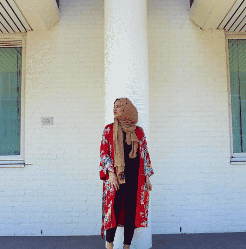 Hijab with Floral Outfits-30 Ways to Wear Hijab with Florals