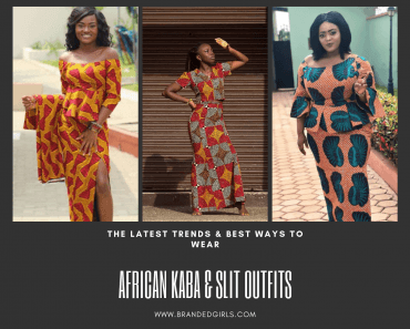 Ghanaian Women Kaba and Slit- 20 Beautiful Kaba Outfit Ideas