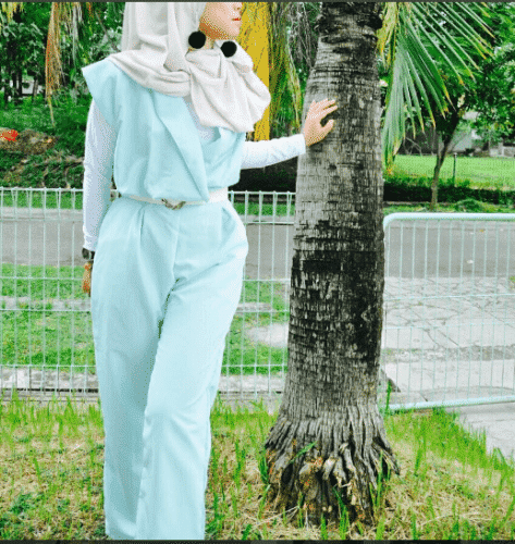 HOW TO WEAR HIJAB WITH JUMPSUIT MODESTLY