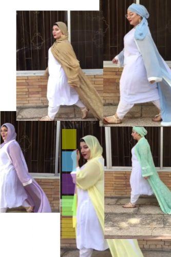 hijab to wear with shalwar kameez